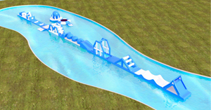 Achat De Parcs Aquatiques Gonflables Pour Lacs Et Plages Jeux D'Eté - Product Image 5
