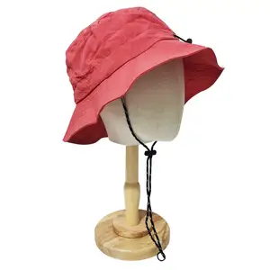 Cappello a secchiello per uomo donna protezione solare pioggia cappelli da donna impermeabili all'aperto Safari a tesa larga pesca estiva berretto Unisex impacchettabile