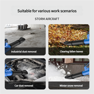 Prix <span class=keywords><strong>de</strong></span> gros d'usine 21V 2000mAh Li-ion Moteur sans balais alimenté par <span class=keywords><strong>batterie</strong></span> 40 m/s air Vitesse du vent <span class=keywords><strong>Souffleur</strong></span> <span class=keywords><strong>de</strong></span> <span class=keywords><strong>feuilles</strong></span> sans fil - Product Image 3