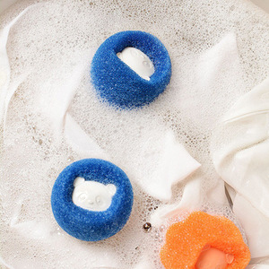 Boules de décontamination anti-emmêlement en feutre pour le linge, éponge domestique pour l'élimination des poils, anti-peluches pour machine à laver - Product Image 3