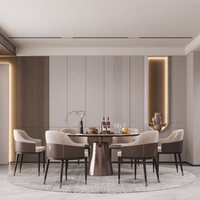 JP moderne luxe café Restaurant cadre en bois tissu fauteuil hôtel Simple brun salle à manger chaise meubles