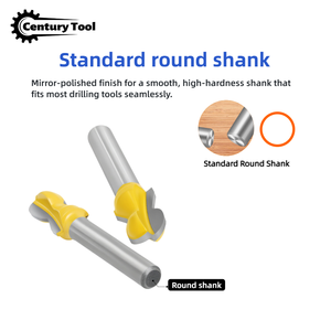 Fraise à rainurer horizontale pour moulures en bois, tige de 1/4 (6 mm, 8 mm), jeu de fraises pour le travail du bois - Product Image 6