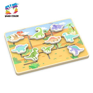 2025 Montessori en bois <span class=keywords><strong>dinosaure</strong></span> labyrinthe-jouet éducatif de motricité fine pour les tout-petits avec Puzzle Challenge W11H144 - Product Image 3