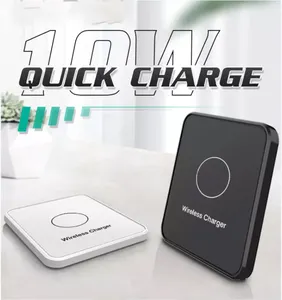 2023 Factory Hot Selling 10w Desk Charging Dock QI Receiver Mobile Phone Wireless Fast Charger For Smartphone Cell Phone
