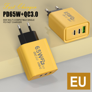 <span class=keywords><strong>Chargeur</strong></span> <span class=keywords><strong>USB</strong></span> <span class=keywords><strong>C</strong></span> 65W à 3 ports, <span class=keywords><strong>chargeur</strong></span> rapide avec adaptateur d'alimentation intelligent QC <span class=keywords><strong>USB</strong></span>-A et <span class=keywords><strong>USB</strong></span>-<span class=keywords><strong>C</strong></span>, <span class=keywords><strong>chargeur</strong></span> <span class=keywords><strong>USB</strong></span> <span class=keywords><strong>multiple</strong></span> pour iPhone, Samsung - Product Image 5