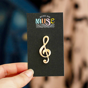 Bán buôn âm nhạc men pin phù hiệu guitar Lưu ý Vinyl Băng quà lưu niệm Opera Broadway promos Fan Quà Tặng retro phụ kiện tùy chỉnh <span class=keywords><strong>OK</strong></span> - Product Image 6