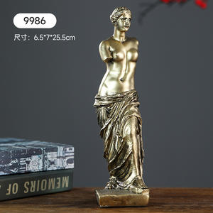 Escultura de Resina Retro Personalizada, Hecha a Mano y Pintada a Mano, de Diosas Griegas (<span class=keywords><strong>Venus</strong></span> y Temis), para Decoración del Hogar, Recuerdo o Regalo - Product Image 3
