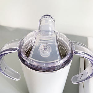 Loupes pour enfants et bébés, 12oz, modèles droits, en acier inoxydable avec couvercle, sucette pour les vierges par sublimation, entrepôt américain - Product Image 6