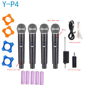 Новый дизайн, многоканальный беспроводной микрофон YALIMIC со светодиодной подсветкой, легкий металл и пластик для конференц-связи - Product Image 6