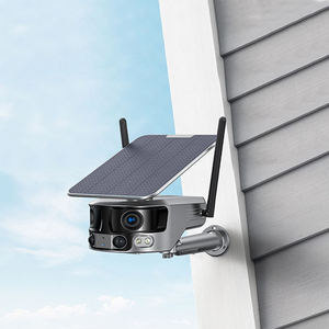 Jortan panel năng lượng mặt trời 4G Wifi Camera An Ninh 8MP 4k ống kính kép Bullet Camera, pin sạc ip camera trong nhà H.265 niview - Product Image 5