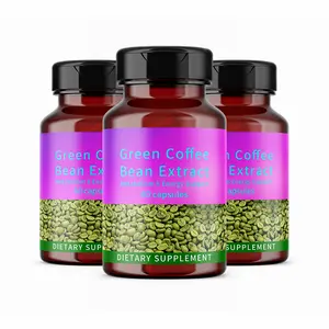 Superfood Super Green Coffee Cupsuels Supplément d'herbes pour la perte de poids Capsules d'extrait de grains de café vert