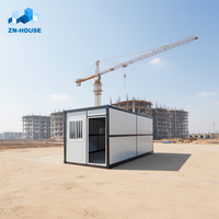 Maison portable économique à construction rapide pour camping, école, bureau, maison mobile préfabriquée de 20 pieds, maison conteneur pliable préfabriquée X Foldable