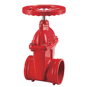 วาล์วประตูแบบแมนนวลร่อง Z85X สำหรับงานอนุรักษ์น้ำ งานดับเพลิง ใช้กับก้านซ่อน ไม่ยกตัวก้าน ซีลนุ่ม ขนาด 2-10 นิ้ว - Product Image 2