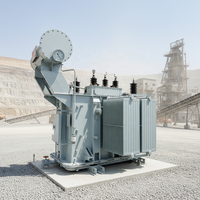 Transformateur de puissance triphasé immergé dans l'huile 10kV 250kVA Bobine à triple enroulement en cuivre 60Hz Utilisation industrielle et électronique