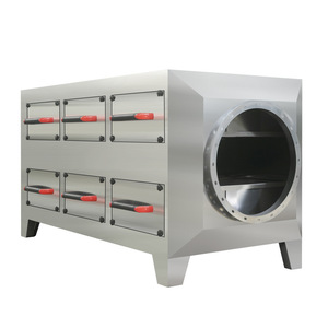 Caja de Filtro de Carbón Activado, Equipo de Purificación de Aire Industrial de Acero al Carbono, 95% de Eficiencia, Diseño Modular, Fijo - Product Image 1