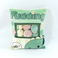 Flamant rose un sac de collations oreiller biscuits bouffées de fromage Boba peluche jouet Alien peluche jouets Axolotl licorne oreiller sac cadeau
