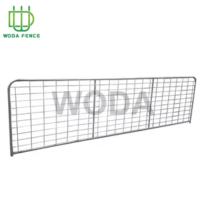 Cancello d'ingresso della fattoria di nuovo arrivo 2.4 M con struttura metallica a prova di marciume recinzioni agricole e cancelli alti 4 piedi - Product Image 5