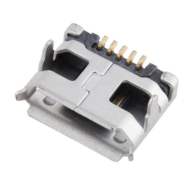 Micro USB Connector Female 5 Pin SMT+through Hole PCB Micro USB Socket Micro B USB 2.0 Receptacle Connector 7.15mm for Charging