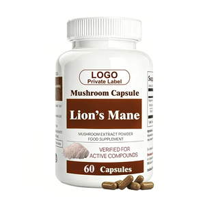 Capsules de champignon Crinière de lion sous marque privée – Extrait pur d'Hericium Erinaceus – Améliore l'immunité – Compléments pour adultes - Product Image 1