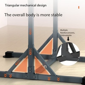 Barre <span class=keywords><strong>de</strong></span> traction horizontale professionnelle, capacité <span class=keywords><strong>de</strong></span> charge <span class=keywords><strong>de</strong></span> 500 kg, tube carré épaissi, dispositif d'atterrissage, barre suspendue, équipement <span class=keywords><strong>de</strong></span> fitness à domicile - Product Image 5