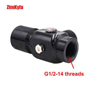 Accessoires de régulateur de CO2 mini HPA US pour outils pneumatiques, compatible avec les bouteilles filetées G1/2-14, sortie 0-130 psi ou 40-200 psi - Product Image 6