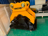 Compacteur vibrant hydraulique pour excavatrice, accessoire de compactage du sol HNCHB