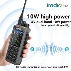 IRADIO uv98plus nâng cấp bộ đàm với hệ thống định vị toàn cầu 10km Radio Hai Chiều tầm xa SW/lwmw - Product Image 6