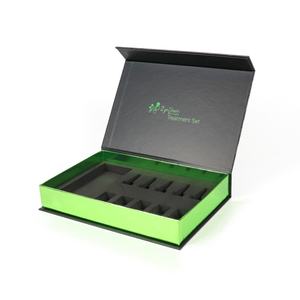 Custom Logo Personalised Branded Embossed Eco-friendly <b>Magnetic</b> Closure Luxury Cosmetic Gift Packaging Rigid Paper <b>Box</b> Sponge - Product Image 6