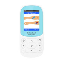 Konmed KM203 Classe I Biofeedback Soulagement de la Douleur Électrostimulation Neuromusculaire Masseur Corporel à Deux Canaux 308nm ABS MIRROR