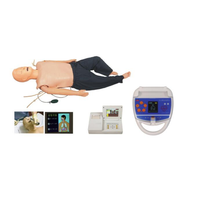 Gelişmiş Yetişkin İlk Yardım Eğitimi Yarım Gövdeli Manken CPR Entübasyon Defibrilasyon Çok Fonksiyonlu Simülatör Tıbbi Eğitim