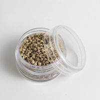 Werkseitig hergestellte 1000 Stück/Flasche 3mm Mikro perlen Micro Pave Ringe Kupfer Silikon ausgekleidete Werkzeuge für Haar verlängerungen