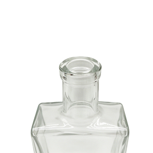 Fabricants chinois, vente en gros, bouteilles en verre super flint personnalisées de 200 ml avec fond en liège pour la tequila et les spiritueux - Product Image 2