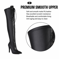 Nouvelles bottes longues de jazz pour femmes, bottes marron, chaussures de danse jazz, sandales à talons hauts, chaussures de danse, bottes au-dessus du genou