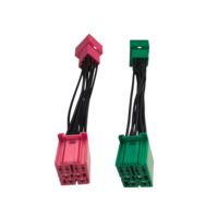 Faisceau de câblage pour module de commande de carrosserie (BCM) de voiture hybride, 12 broches, avec connecteur vert-rose, référence 1600260002