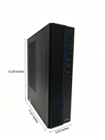 Adjustable Hardware & Software Custom Secure Tower PC KX-U6780A 2.7GHz Octa-Core 8L Compact Case 23.8'' HD Monitor Package