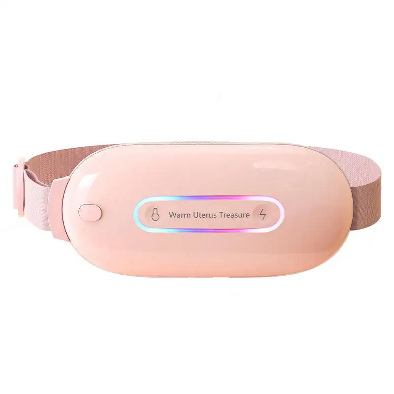 Warm Uterus Treasure Heat Massager Rechargeable Menstrual Pain Relief Heating Belt Waist Belly Vibrating Pad Massage Products