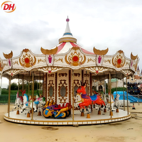 Manège de carnaval à 24 places avec moteur à entraînement par le haut, Attraction de fête foraine, Carrousel, Manege, Karussell