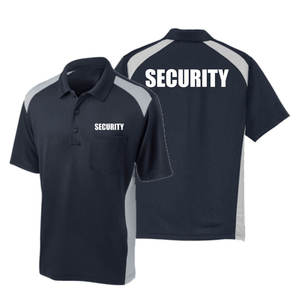 T-shirts de sécurité en polyester, uniforme de portier et de gardien de <span class=keywords><strong>corps</strong></span>, vêtements de travail, polo unisexe, performance sportive, polo personnalisé avec logo - Product Image 5