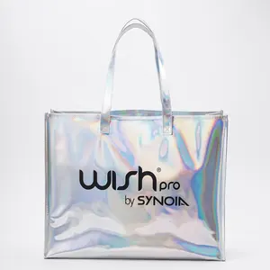 Customized Pvc Tote Shopping Bag With Printed Logo