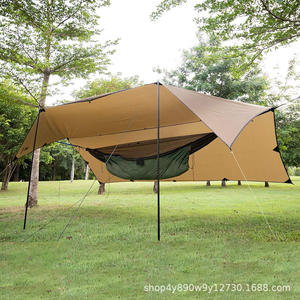 Lona Impermeable Woqi 290x390 Color Caramelo, Cuadrada, de Poliéster, Tipo Extendido, para Tres Estaciones, Refugio para Exteriores - Product Image 5