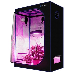 240*120*200cm Phlizon 600D Waterproof Grow Tent Indoor Reflective Fabric Grow Tent Material With Grow Light Kit for Plants