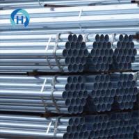 Tuyau d'acier rond galvanisé Q235 pour échafaudages, garde-corps et clôtures, fourniture d'usine