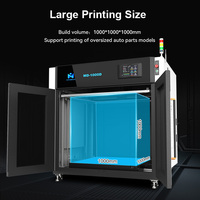 Imprimante 3D grand format MD-1000D 1000*1000*1000mm, imprimante 3D industrielle de grande taille, imprimante 3D FDM pour pièces automobiles