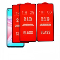 Protection d'écran en verre trempé 21D 9H HD, couverture intégrale, épaisseur 0,3 mm, série Tecno/Infinix, anti-choc, 3D Radians