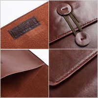 Carpeta de Archivos A4 de Cuero PU Impermeable Personalizada, Carpeta de Documentos para la Escuela y la Oficina, Bolsa Impermeable para Archivos