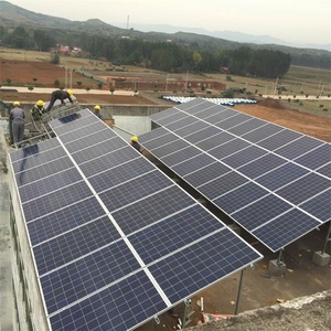 Home Solar Energy System Hybrid with Monocrystalline Silicon Panels MPPT <b>Controller</b> Lithium Ion Battery Storage - Product Image 1