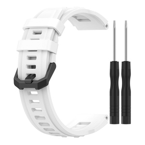 Para <span class=keywords><strong>Amazfit</strong></span> <span class=keywords><strong>T</strong></span>-<span class=keywords><strong>Rex</strong></span> <span class=keywords><strong>Ultra</strong></span> Smartwatch Correa de silicona deportiva de lujo con material transpirable y hebilla de acero inoxidable - Product Image 1
