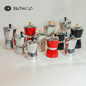 Cafetera Italiana Clásica de Aluminio <span class=keywords><strong>para</strong></span> Estufa, 3 Tazas (150 ml) y 6 Tazas (300 ml), con Asa de Tacto Suave - Product Image 6