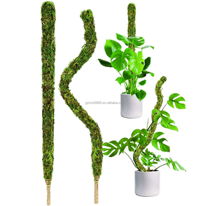 Bendable Moss Pole 26" Natural Moss Pole for Plants Monstera,Bendable DIY Shape,Use Plant Support for Indoor Plants