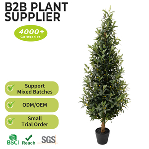 Faux <span class=keywords><strong>olivier</strong></span> en pot de 1,60 m (5 pieds) sans éclairage, plante en soie réaliste avec tige en bois pour la décoration du salon - Product Image 2